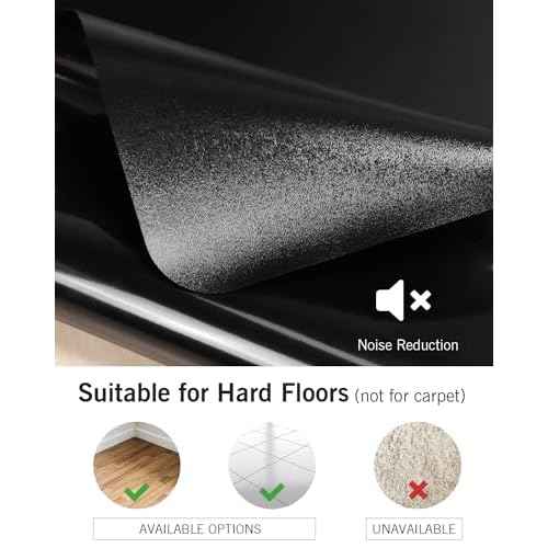 Office Chair Mat for Hardwood Floor, 36"x48" Anti-Slip Waterproof Floor Protector Desk Chair Mat for Rolling Chairs, Heavy Duty Non-Toxic Computer Mat, Easy Glide