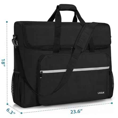 LCD Screens/TVs(up to 2) Transport Tote Bag for 19" - 24" Displays Padded Monitor Carrying Case (NOT FOR IMAC) Travel Bag With Shoulder Strap,Large Accessories Pocket