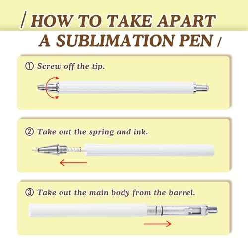 45 Pack Sublimation Pens Blank With Shrink Wrap, No Clip Heat Transfer Sublimation Ballpoint Pen, White Aluminum Personalized Customized Sublimation Pen for DIY Office School Stationery Supplies
