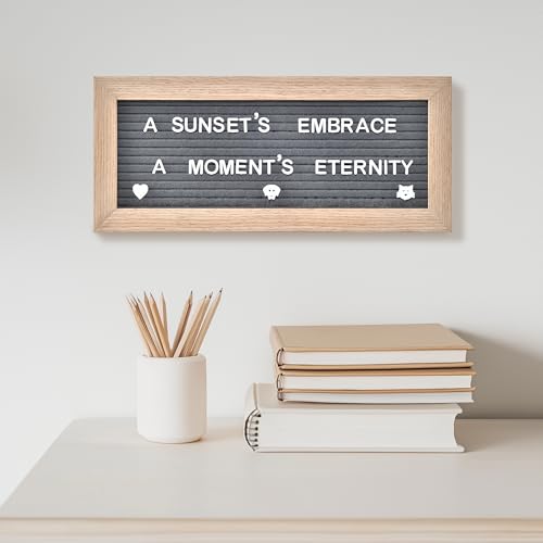 Veskaoty Small White Felt Letter Board Refill Kit - 1/2 Inch Letters, 494 Pieces
