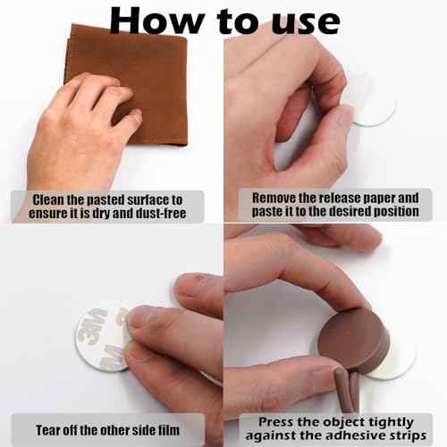 Double Sided Adhesive Pads,Round Sticky Pads Heavy Duty,Strong Mounting Tape,Pre-Cut Foam Pads, Waterproof for Walls Picture, Car, Home, Office (2 x 25mm)