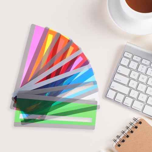 8Pcs Guided Reading Strips Colored Highlight Bookmarks Reader Bookmark Line Trackers for Kids Dyslexia Reading Strips Tools