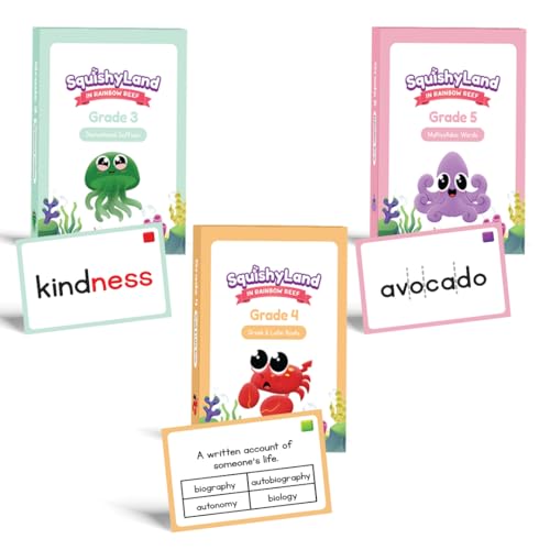Fidget Game SquishyLand Card Expansion Pack for Grades 3-5 - Literacy & Reading Skills