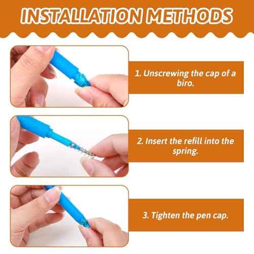 0.7 mm Erasable Gel Ink Pen Refills Compatible with Frixion Friction, Smooth Writing Multicolor Retractable Fine Point Pen Refill for School Office Home Art (8 Colors, 24)