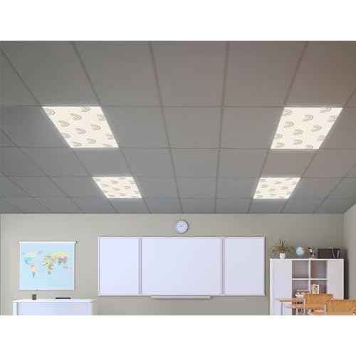 Teacher Created Resources Modern Rainbow Calming Covers Ceiling Light Filters (TCR20142)