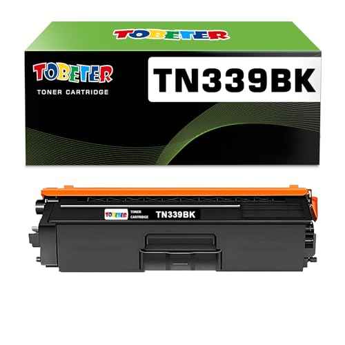 ToBeter TN339 Black Toner Replacement for Brother TN339BK TN-339BK TN-339 Toner Cartridge for MFC-L9550 MFC-L9550CDW HL-L9200 HL-L9300 Toner Black, 6,000 Pages High Yield