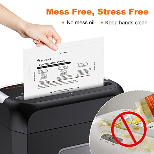 Bonsaii 24 Pack Paper Shredder Lubricant Sheets 8.4 x 5.9 Inch - Easy to Use