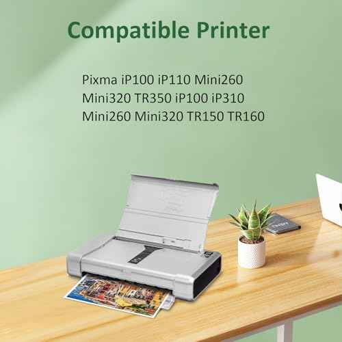 Compatible TR150 Printer Ink PGI-35 CLI-36 Ink Cartridge Replacements for Canon 35 36 Ink Cartridge Work with Canon Pixma TR160 TR150 iP110 iP100 Printer (10 Black, 10 Tri-Color) 20 Pack