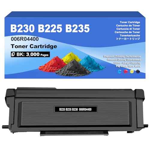 006r04400 B225 B235 B230 Toner Cartridge Remanufactured High-Yield 3000 Page-Yield for Xerox B230 B235 B225 Printers £¨1 Black£©