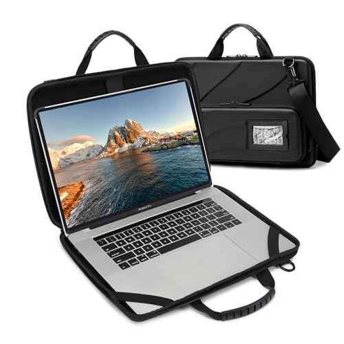 Laptop Case Hard Shell Laptop Bag for Men Women with Shoulder Strap