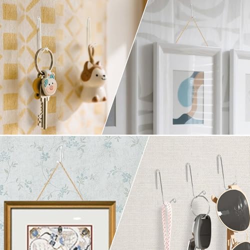 30 Pack Fabric Wall Hooks for Cubicle Panels Office Home Organization