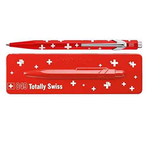 CREATIVE ART MATERIALS Caran D'ache Ballpoint Pen Swiss Flag in Box (849.053)