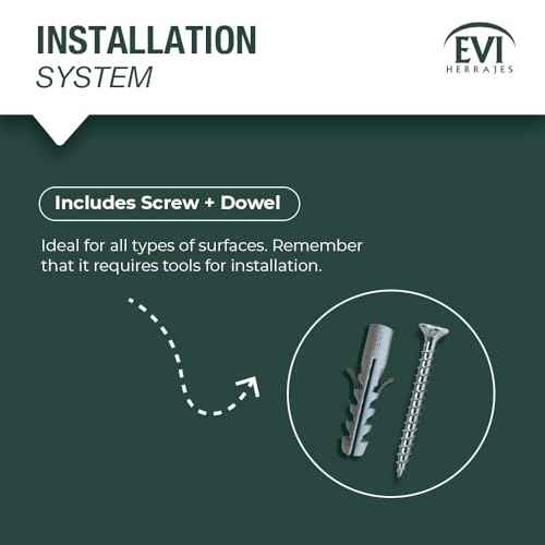 EVI Door Stoppers | Stainless Steel Door Stop - Screw Fastening - Protector Rubber - 0.95 x 1.38 Inch White Door Stopper