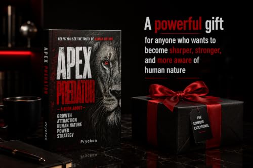 PRYCKEN Apex Predator Human Nature & Power Self-Help Book for Adults