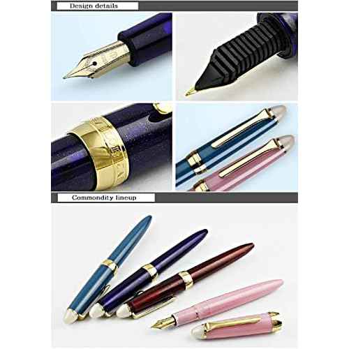 Shikiori Moonlit Night Water Surface Long Night Fine point 11-0558-203 With Kanji LOVE Sticker Purple 5.78 x 0.47 x 0.39 in