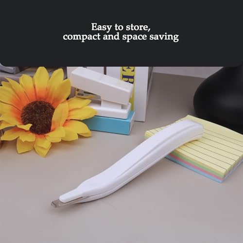 Magnetic Staple Remover - Ergonomic White Puller for Office, School & Home