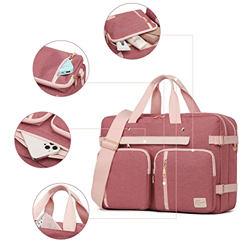 seyfocnia Convertible 3 in 1 Laptop Backpack,Messenger Backpack Satchel Bag Briefcase Backpack Computer Handbag Bag