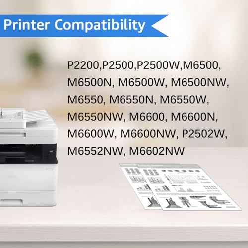 2PK Black Compatible Toner Cartridge Replacement for Pantum PB-211 PB211 PB-211E PB211EV Black Toner Cartridge use for P2500W P2200 M6500NW M6550NW M6600NW Printers(1600 Pages)