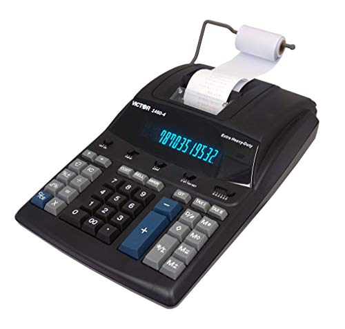 Victor 1460-4 12 Digit Extra Heavy Duty Commercial Printing Calculator