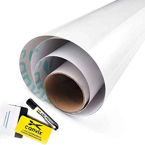 Dry Erase Whiteboard Wall Decal Sticker ? 48 x 36 Inch Large Self-Adhesive, Removable, Residue Free Contact Paper for Kids, Home, and Office ? Marker & Eraser Included