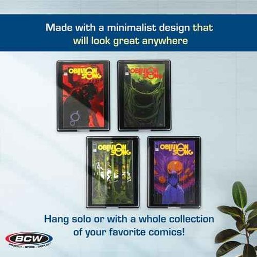 BCW Comic Frame with UV Protection | Display Case Showcase | Silver Age, 3 Pack