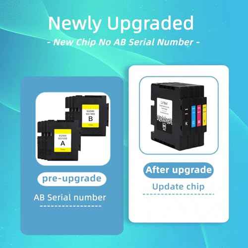 Sublimation Ink Cartridge Latest Upgraded Chip Compatible for SG500 SG1000 Sawgrass Virtuoso SG500 SG1000 Printers£¨Black, Cyan, Magenta, Yellow£©