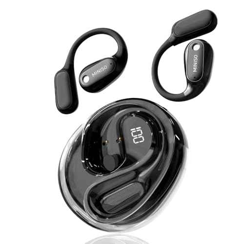MINISO MS190 AI Translation Earbuds Real Time, 135 Language Translator Earbuds with APP, Open Ear OWS Translating Headphones, Audifonos Traductores Ingl?s Espanol Fit iOS and Android