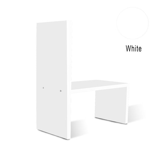 Jerry & Maggie - Desktop Organizer Office Storage Rack Adjustable Wood Display Shelf | Birthday Gifts - Toy - Home Decor | - Free Style Rotation Display - True Natural Stand Shelf (White)