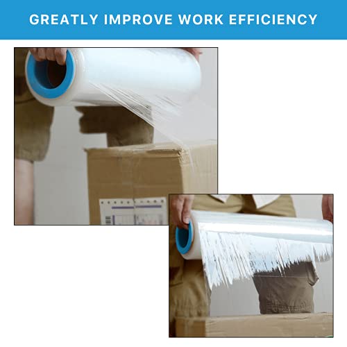 Shrink Wrap Handle, 2 Pairs Manual Stretch Dispenser for Shipping,