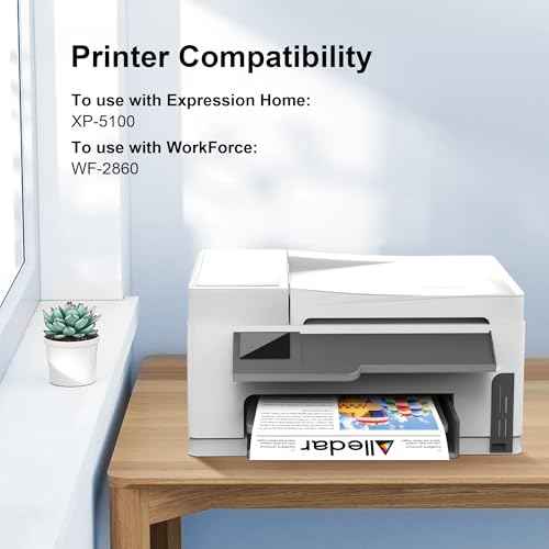 202XL Ink Cartridges Multipack Remanufactured Replacement for Epson 202XL 202 XL T202XL High Yield to Use with Workforce WF-2860 Expression XP-5100 Printer (Black Cyan Magenta Yellow, 4 Pack)