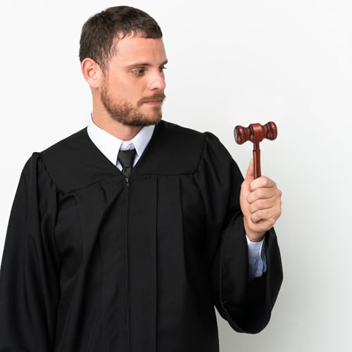 Mini Wooden Gavel - 17cm Desk Accent for Office & Meetings