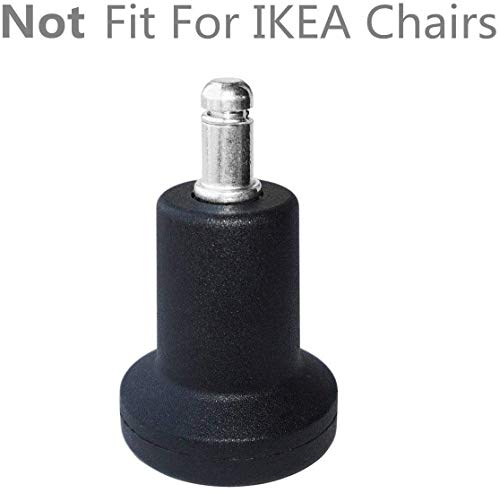 DOZYANT High Profile Bell Glides Replacement Chair Feet – 5 Pack, 2.5" Height