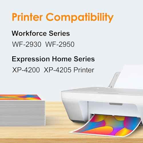 232XL Ink Cartridges Combo Pack Remanufactured Replacement for Epson 232 Ink Cartridge 232XL 232 XL Works with WF-2950, WF-2930, XP-4200, XP-4205 Printer (2 Black, Cyan, Yellow, Magenta)