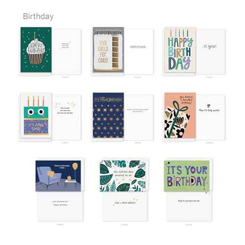 American Greetings All Occasion Deluxe Card Assortment with Envelopes and Storage Box(60-Count)