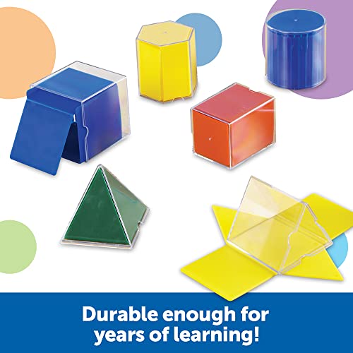 Learning Resources Folding Geometric Shapes Set for Math & STEM Education - Shapes