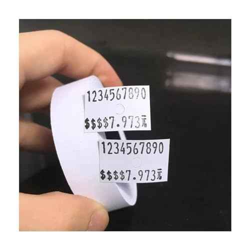 MX-6600 Price Labels, 1,6000 Blank Price Tag 2-line Pricing Gun Labels for Retail, Suitable for MX-6600, MX-6602, G6000, YH-689 and Many Other 2 Line Pricing Gun Labeling Machines (Not Include Gun