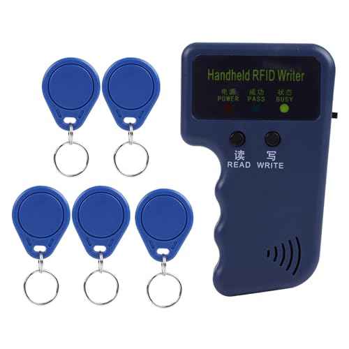 Card Writer Duplicator for 125KHz ID Cards Portable Handheld Device Supports T5577 EM4305 TK4100 Chips No PC Required for Fast Cloning