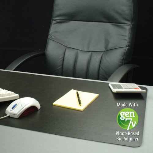 ES Robbins 120758 Natural Origins Desk Pad, 36 x 20, Matte, Black (ESR120758)