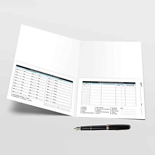 Employee Record Folders - Confidential, High-Capacity, and Durable - Preprinted Pack of 25