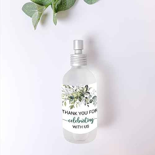 36 Hand Sanitizer Labels Thank You Wedding Favor Stickers, Labels for Weddings, Bridal Showers, Birthdays, Parties, Baby Showers. Not Contain Hand Sanitizer.