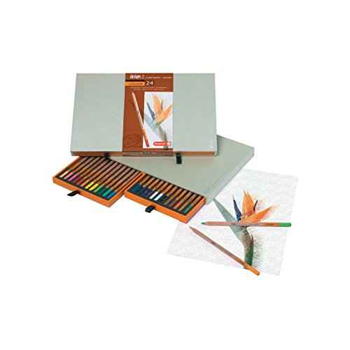 Bruynzeel Design Professional Colouring Pencils Set of 24 in Box | Artist Pencils for Drawing, Sketching & Colouring