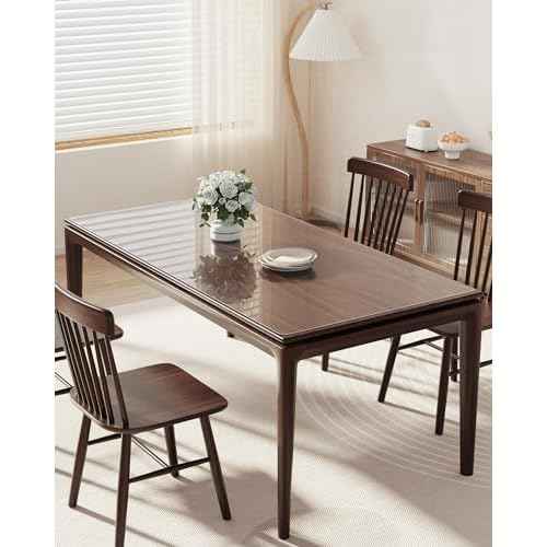 Oterri Clear Writing Desk Pad, 36¡¯¡¯x60¡± Heat Resistant Waterproof PVC Round Edge Durable Desk Protect Mat, Anti-Static Writing Mat Table Protector