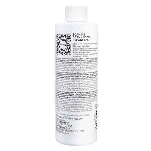Aleene's Fabric Stiffener and Draping Liquid, Quick Drying, Nontoxic, for Stiffening and Shaping Fabrics, 8 oz