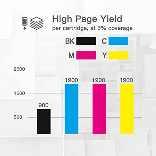 802 802XL Remanufactured Ink Cartridges Replacement for Epson 802 XL 802XL T802 T802XL to Use with Workforce Pro WF-4720 WF-4730 WF-4734 WF-4740 EC-4020 EC-4030 EC-4040 Printer (4 Packs)