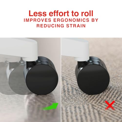 Staples Clear Office Chair Mat with Lip for Flat-Pile Carpet 45 x 53 inches - GREENGUARD Gold Certified