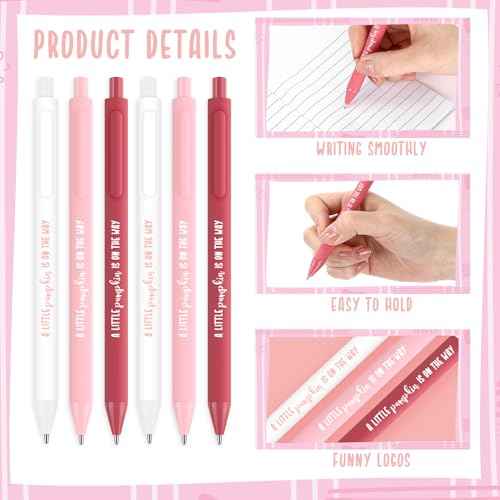 48 Sets Little Pumpkin Baby Shower Favors 144 Pcs Pink Baby Ballpoint Pens 48 a Little Pumpkin Is on the Way Thank You Cards with Opp Gift Bags Fall Gifts for Guest Gender Reveal Party Favors