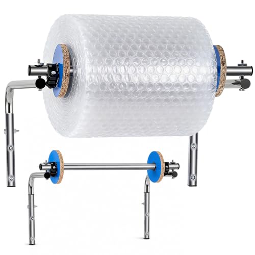 Wall Mount Bubble Wrap Dispenser for Packing Rolls - Space Saver