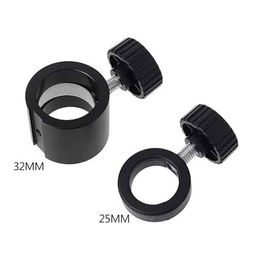 Microscope Observation 25mm/32mm Industrial Stereo Microscope Limit Fixing Ring with Screw Video Camera Stand(25MM)