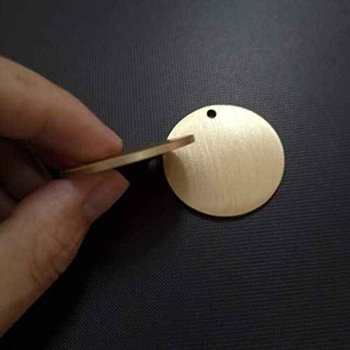 Numbered Brass Tags with Key Rings (1-25)