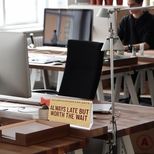Funny Desk Signs for Office Gifts - 30 Humorous Messages for Coworkers